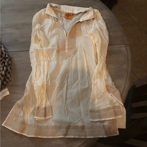 Cream Long-Sleeve Tunic